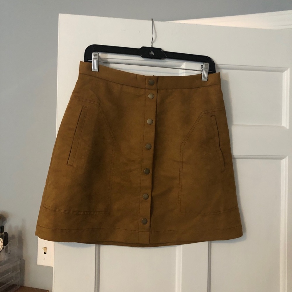 H&M Faux Suede Skirt
